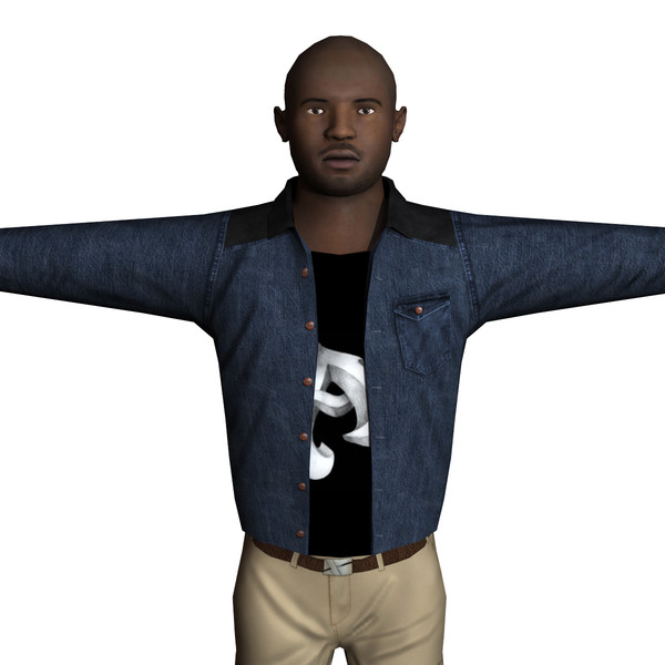 maya casual male 02 - Casual Male 02 by ignisfatuus